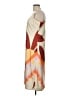 Gianni Bini 100% Polyester Graphic Color Block Floral Tan Cocktail Dress Size L - photo 5