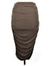 Green Envelope Solid Brown Casual Skirt Size M - photo 2