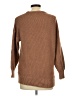 Old Navy 100% Cotton Solid Brown Pullover Sweater Size M - photo 2
