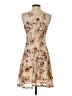rue21 Floral Tan Cocktail Dress Size S - photo 2