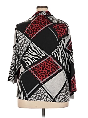 Alfred Dunner 3/4 Sleeve T-Shirt (view 2)
