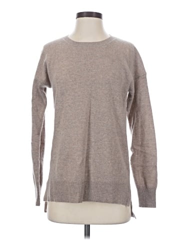 Aqua Cashmere Pullover Sweater (view 1)