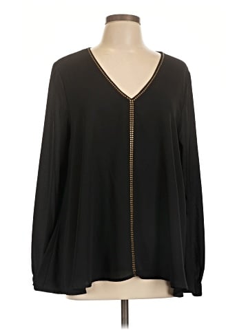 Karen Kane Long Sleeve Blouse (view 1)