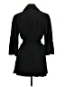 Nanette Lepore Black Trenchcoat Size 8 - photo 2