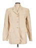 Classiques Entier Tan Silk Blazer Size 12 - photo 1