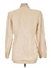Classiques Entier Tan Silk Blazer Size 12 - photo 2