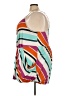 Madison Stripes Orange Teal Cocktail Dress Size 3X - photo 5