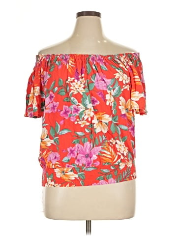 Cynthia Rowley Short Sleeve Blouse (view 1)