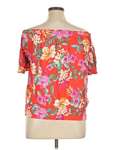 Cynthia Rowley Short Sleeve Blouse (view 2)