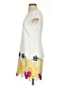 Laundry by Shelli Segal Graphic Ivory Casual Dress Size 4 - photo 5