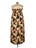Torrid 100% Polyester Floral Black Brown Casual Dress Size 4X Plus (4) - photo 2