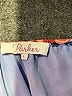 Parker 100% Polyester Floral Blue Cocktail Dress Size L - photo 7