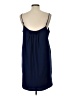 Naked Zebra 100% Polyester Solid Blue Casual Dress Size L - photo 2
