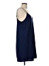 Naked Zebra 100% Polyester Solid Blue Casual Dress Size L - photo 4