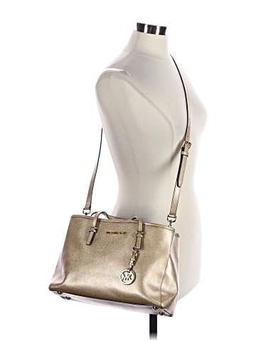 MICHAEL Michael Kors Leather Satchel (view 2)