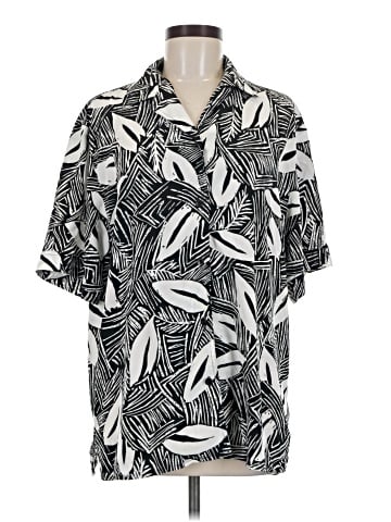 Draper's & Damon's Short Sleeve Blouse (view 1)