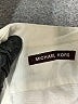Michael Kors 100% Cotton Solid Ivory Long Sleeve Button-Down Shirt Size 18 - photo 3