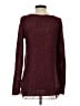 Faded Glory Metallic Burgundy Pullover Sweater Size S - photo 2