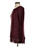 Faded Glory Metallic Burgundy Pullover Sweater Size S - photo 5
