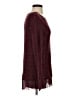 Faded Glory Metallic Burgundy Pullover Sweater Size S - photo 4