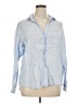 Grayson 100% Linen Blue Long Sleeve Button-Down Shirt Size XL (5) - photo 1