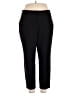 H&M Solid Black Casual Pants Size 16 - photo 1