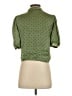 Zara Polka Dots Green Short Sleeve Blouse Size S - photo 2