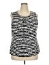 Calvin Klein Black Sleeveless Blouse Size 2X - photo 1