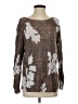 Nic + Zoe Metallic Brown Pullover Sweater Size S - photo 1