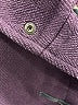 Burberry 100% Wool Purple Wool Coat Size S - photo 6