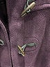 Burberry 100% Wool Purple Wool Coat Size S - photo 5