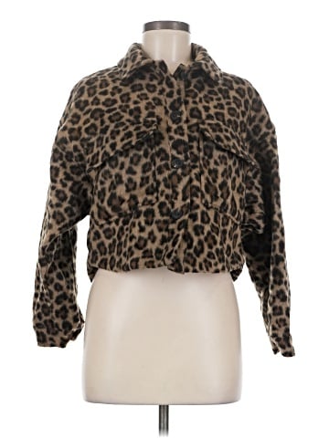 Love Tree Faux Fur Jacket (view 1)