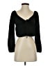 pretty garbage Black Long Sleeve Blouse Size S - photo 1