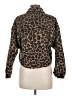 Love Tree 100% Polyester Animal Print Brown Faux Fur Jacket Size M - photo 2