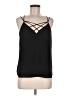 Express Outlet 100% Polyester Black Sleeveless Top Size M - photo 1