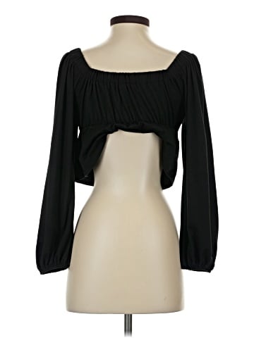 pretty garbage Long Sleeve Blouse (view 2)