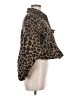 Love Tree 100% Polyester Animal Print Brown Faux Fur Jacket Size M - photo 4