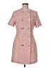 Maje Tweed Pink Casual Dress Size EU (FR) 38 / US 6 - photo 1