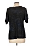 Fashion Bug Black Short Sleeve Top Size L - photo 2