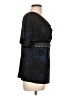 Fashion Bug Black Short Sleeve Top Size L - photo 4