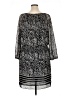 Max Studio 100% Polyester Animal Print Gray Casual Dress Size XL - photo 2