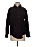 Bill Blass 100% Cotton Chevron-herringbone Black Long Sleeve Button-Down Shirt Size S - photo 1