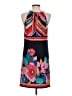 Trina Turk Graphic Black Casual Dress Size S - photo 2