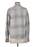 Rag & Bone Plaid Gray Long Sleeve Blouse Size S - photo 2