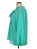 Lilly Pulitzer 100% Polyester Teal 3/4 Sleeve Blouse Size XL - photo 5