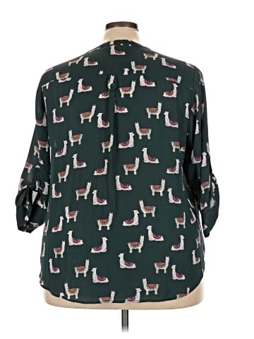 Torrid 3/4 Sleeve Blouse (view 2)