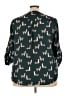 Torrid Green 3/4 Sleeve Blouse Size 3X Plus (3) - photo 2