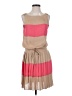 Cache 100% Polyester Color Block Tan Casual Dress Size S - photo 1