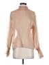 OAK + FORT 100% Polyester Tan Long Sleeve Blouse Size S - photo 1