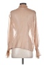 OAK + FORT 100% Polyester Tan Long Sleeve Blouse Size S - photo 2